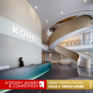 The A' Design Award has announced Koho by Design For Future as a Gold winner in the Interior Space and Exhibition Design category Koho by Design For Future