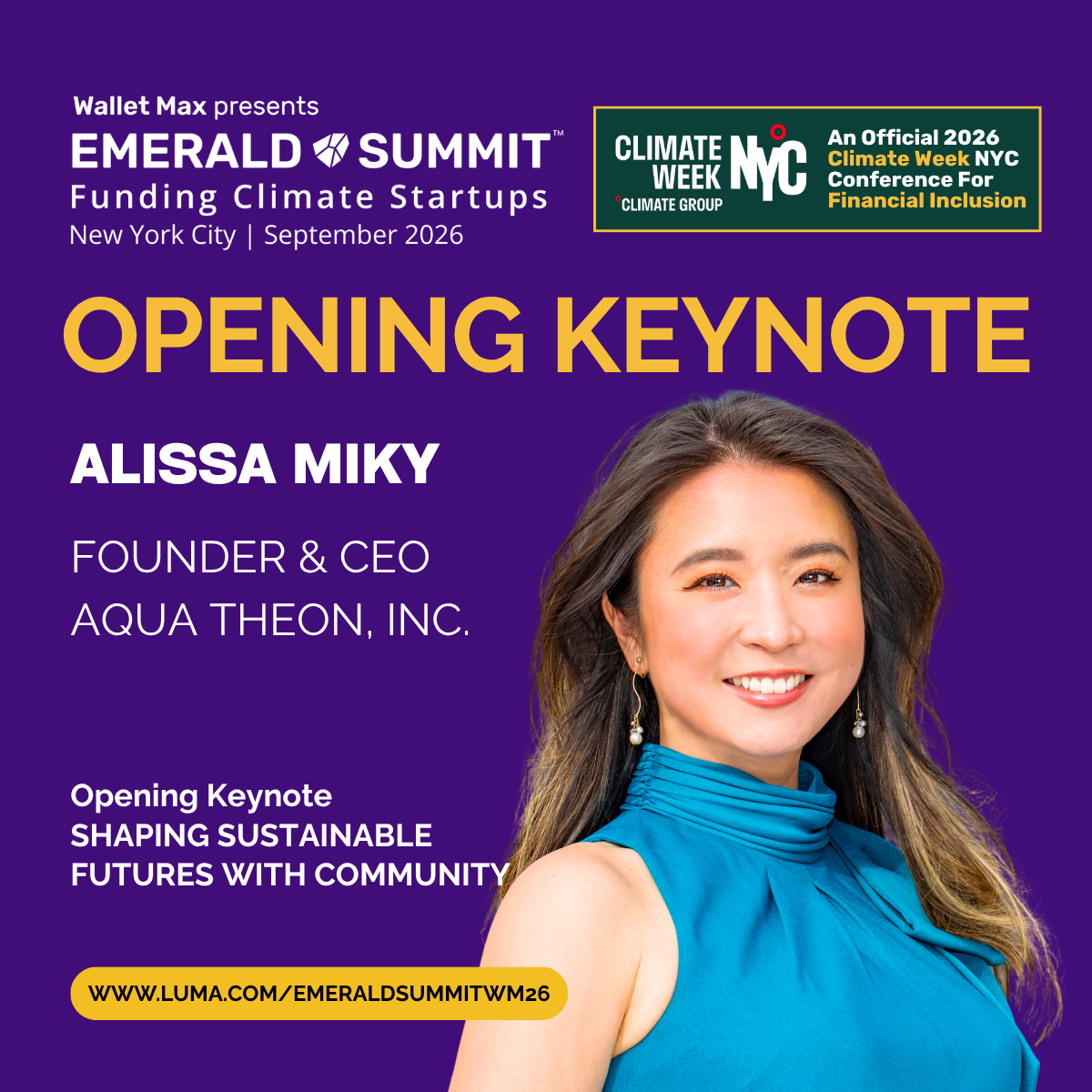 Final Week: Wallet Max Emerald Summit Confirms NYT Bestselling Author Peter Fusaro & Founder Alissa Miky as Keynotes
