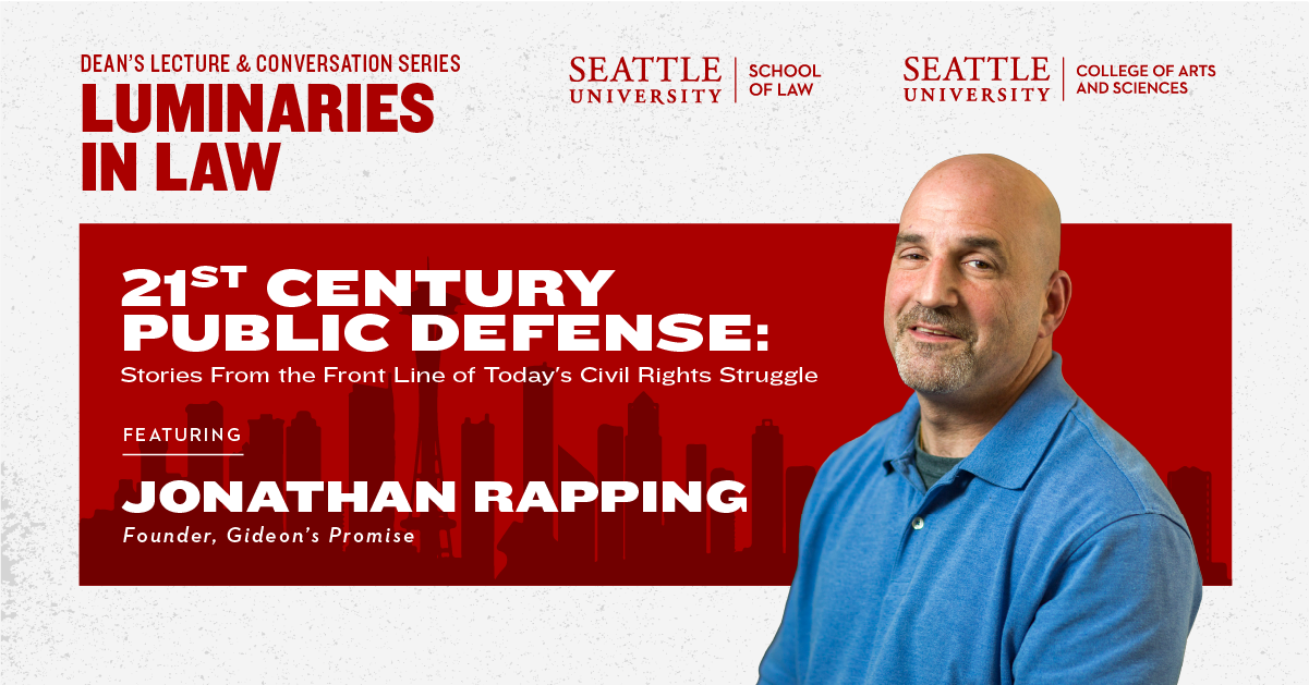 “Stories from the Front Line”: Jonathan Rapping Examines Public Defense in Today’s Civil Rights Struggle