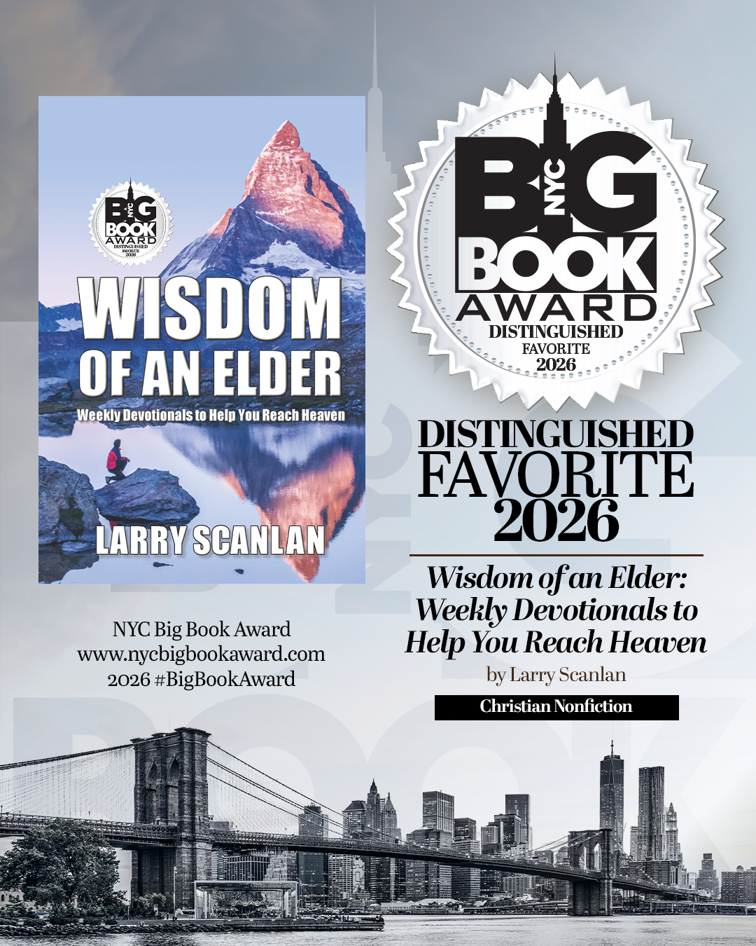 Larry Scanlan Receives International Recognition Through the NYC Big Book Award®!