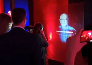 Interactive Holographic Projections