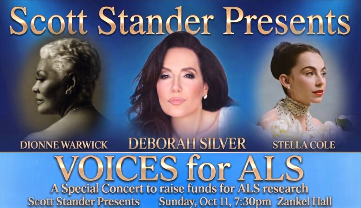 Dionne Warwick Joins The Lineup Of “Deborah Silver & Fabulous Friends: Voices For ALS” At NYC’S Carnegie Hall