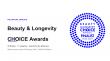 GLOBAL JURY REVEALS THE OFFICIAL FINALISTS FOR THE 2026 BEAUTY & LONGEVITY CHOICE AWARDS