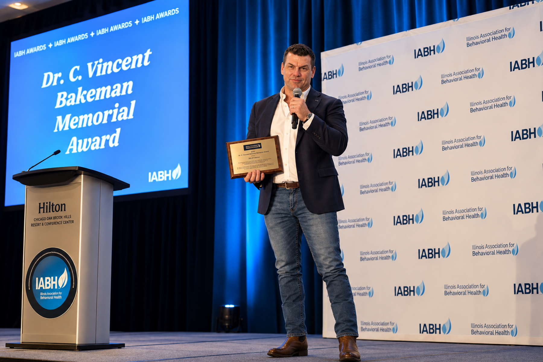Jim O’Connor Receives IABH Honor for Advancing Recovery Beyond Treatment