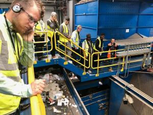 Inside a California Waste Solutions recycling facility