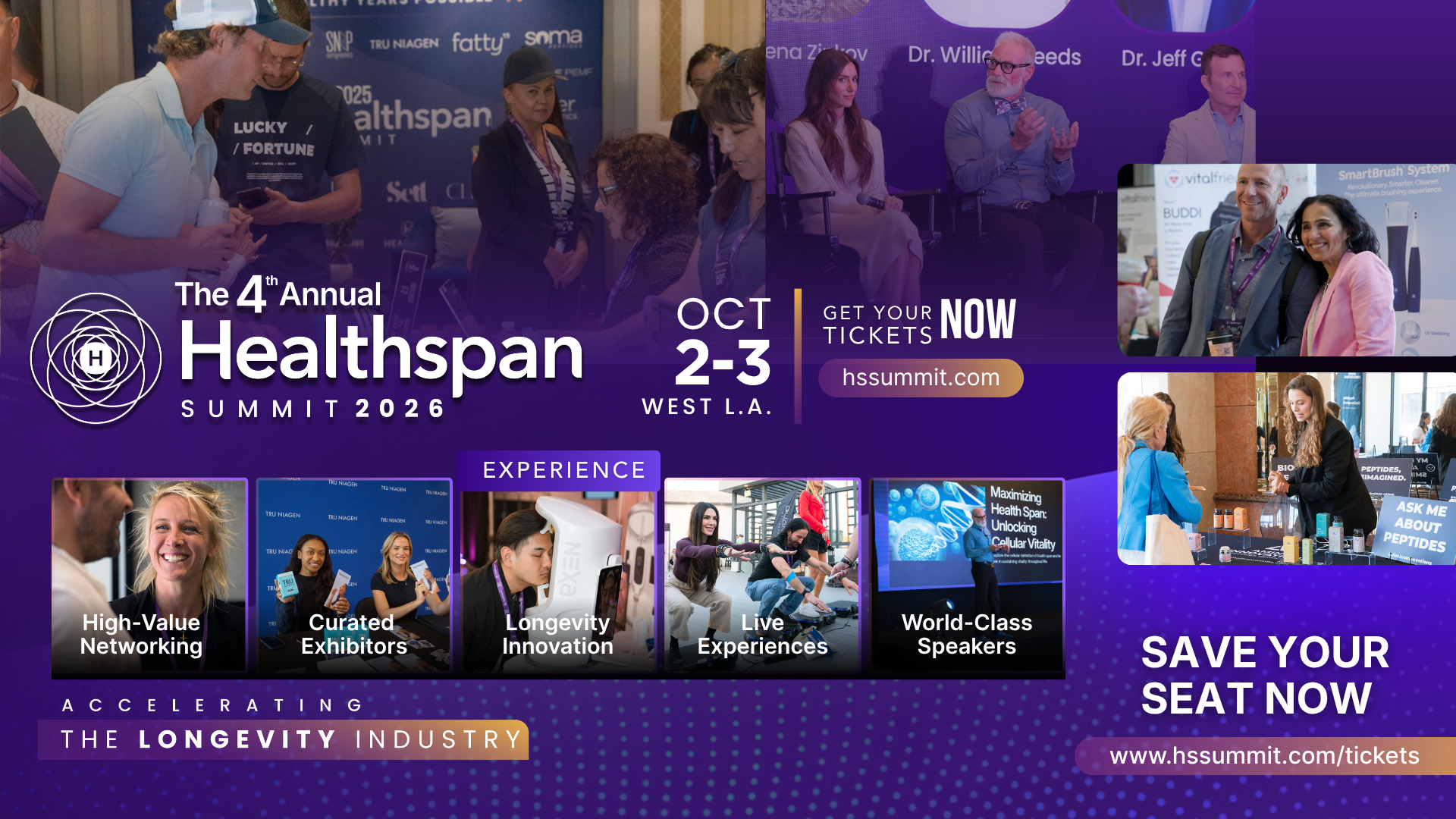 The Healthspan Summit Announces Its Strongest Sponsor Lineup Yet for 2026