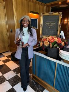 Emmy Nominee Hanelle Cullpepper enjoys Jardins d'Armente