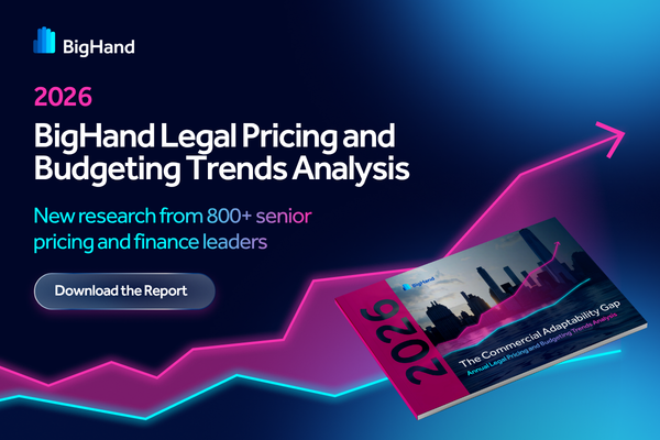 AI Is Changing Legal Delivery, but 63% of Firms Default to Standard Rates or Past Matter Pricing, BigHand Research Finds