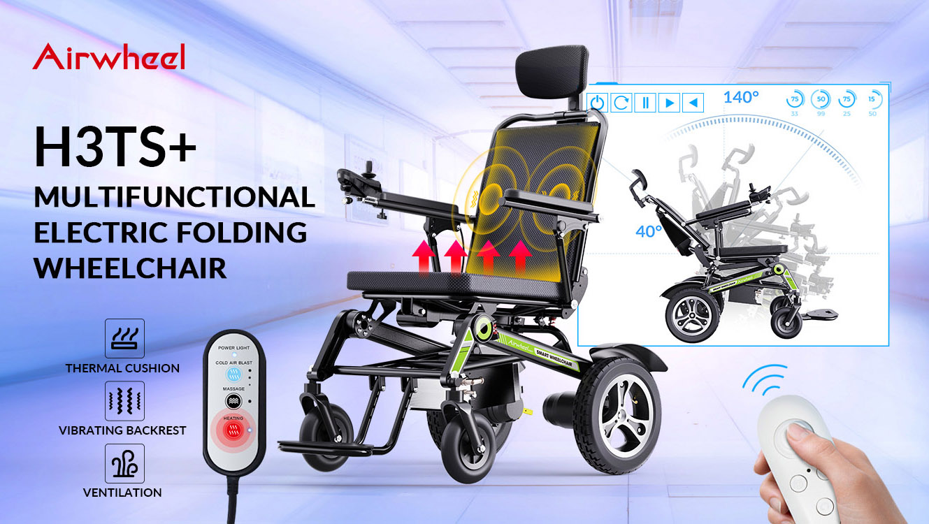Airwheel Introduces AI Wheel Robot: Fully Automatic Folding Lightweight Premium Smart Electric Wheelchair with Patented