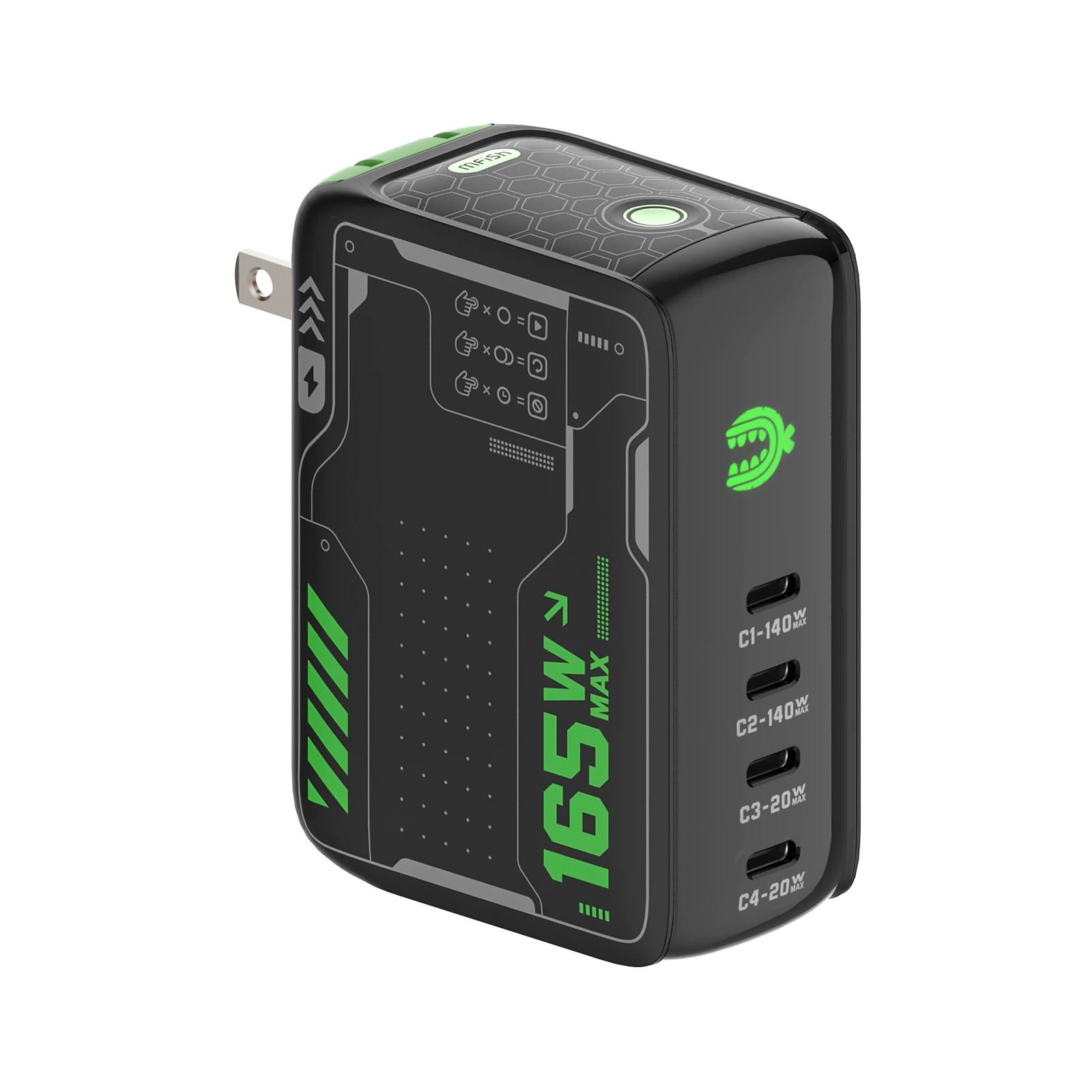 mfish Expands Multi-Device Charging Options with E-RHINO 165W GaN Charger