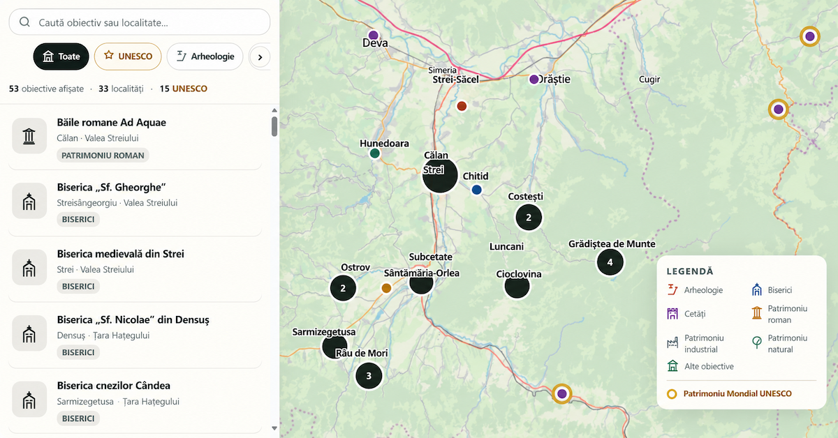 Interactive Heritage Atlas Expands Across Transylvania, Mapping UNESCO Sites and Historic Landmarks