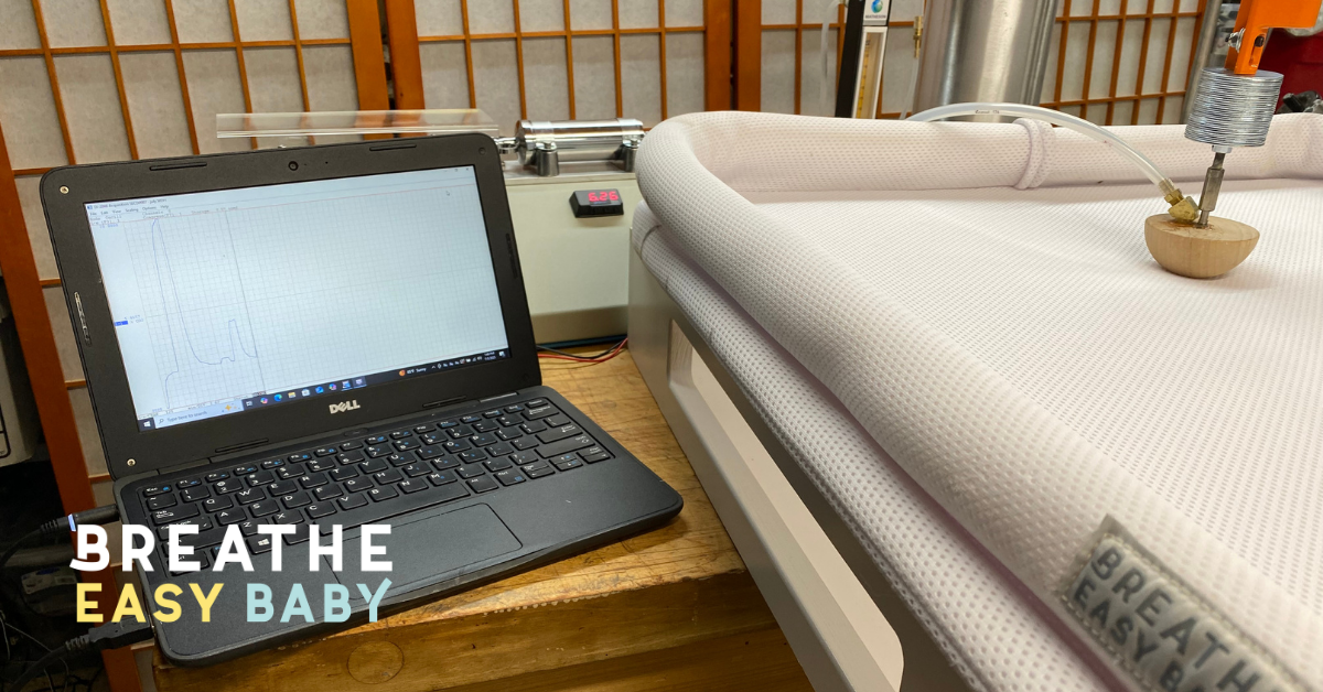Detroit-Based Breathe Easy Baby™ Calls for Science-Based Crib Mattress Safety Testing Includes CO₂ Rebreathing & Airflow