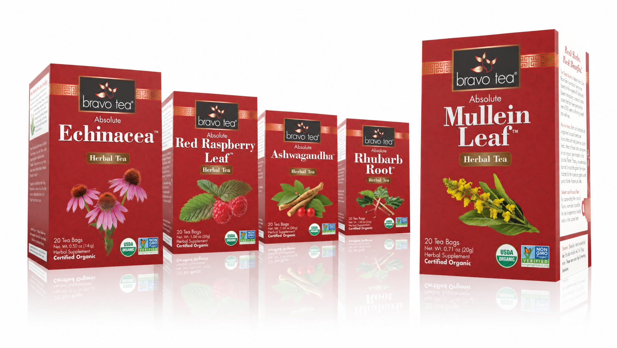 Bravo Tea Expands Its Absolute Single-Herb Tea Line with Five New Organic Varieties