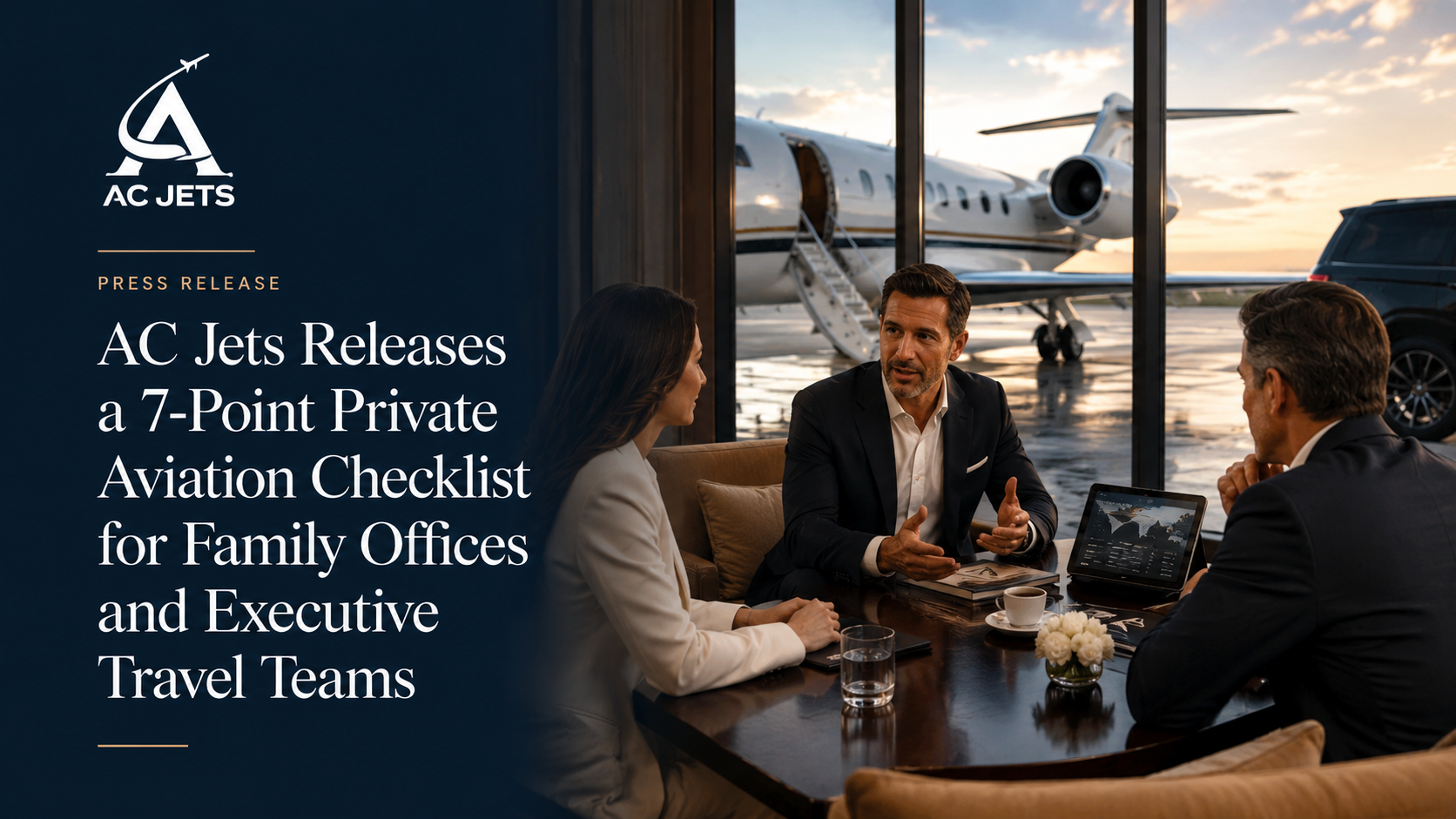 AC Jets Publishes 7-Point Private Aviation Checklist for Family Offices and Executive Travel Teams