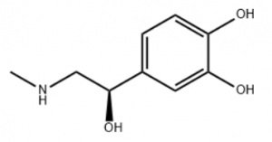 Figure 1: Molecular structure of epinephrine (EPI)