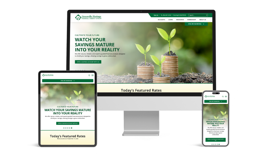 OMNICOMMANDER Launches New Website for Greenville Heritage Federal Credit Union