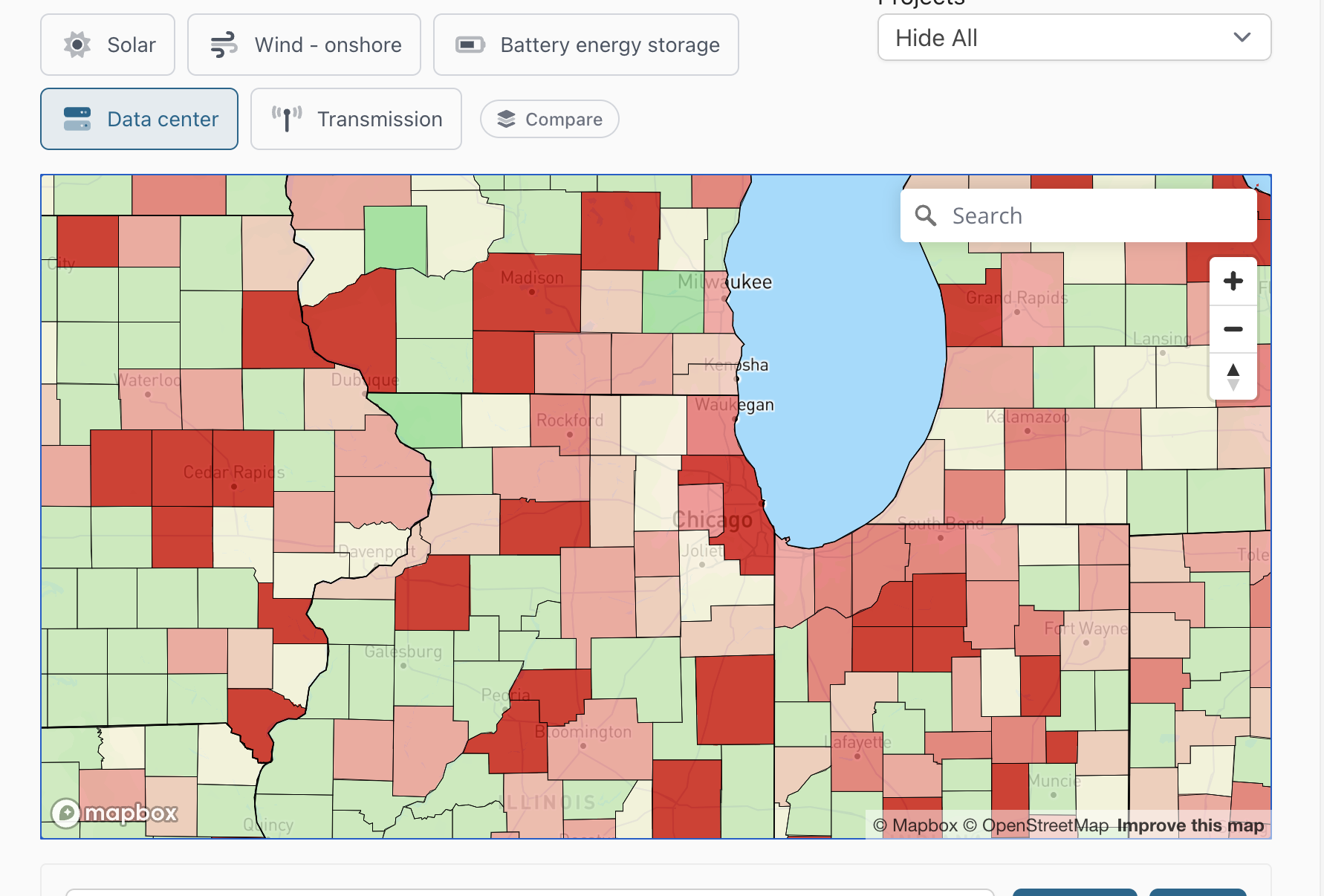 Data Center Opposition Is Technology Specific: What 3,142 Counties Say About Data Centers, Solar and Battery Storage