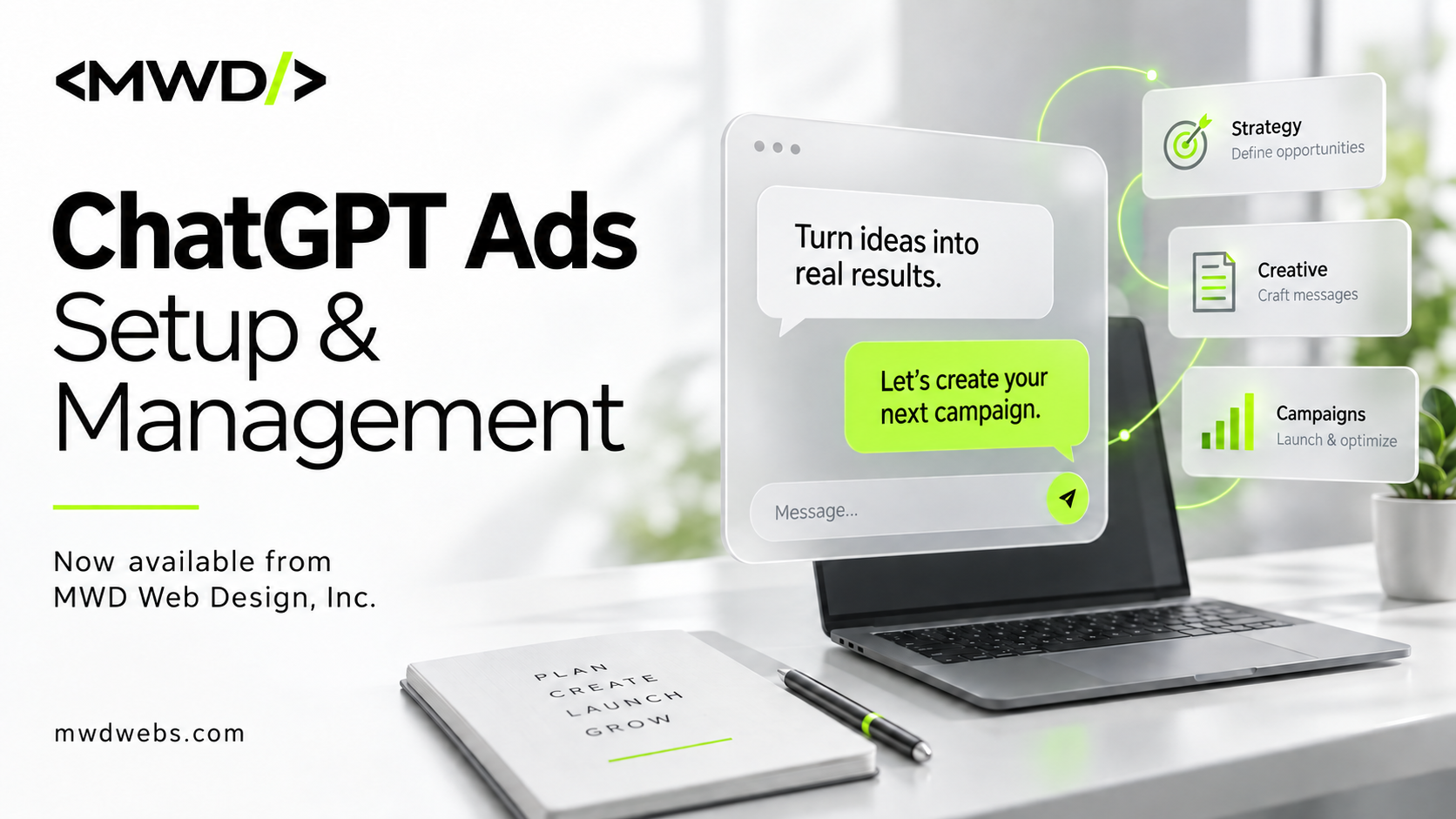 MWD Web Design Now Offers ChatGPT Ads Setup and Management