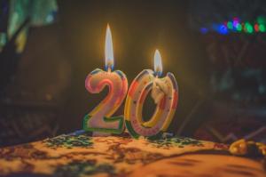 20th Birthday Cake