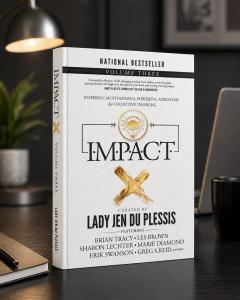 IMPACT Volume Three, curated by Lady Jen Du Plessis, features Carol Register alongside leaders in business, entrepreneurship and personal development.