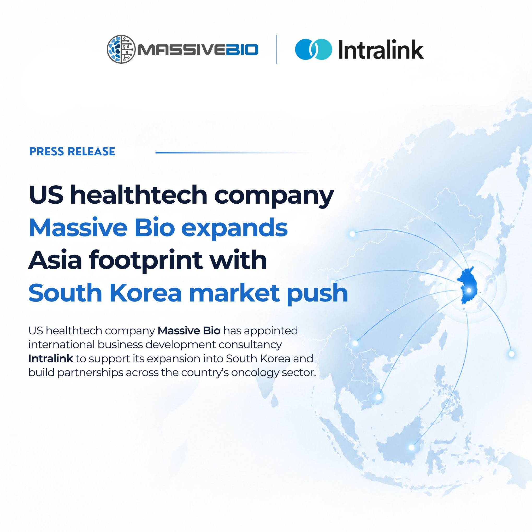 US healthtech company Massive Bio expands Asia footprint with South Korea market push