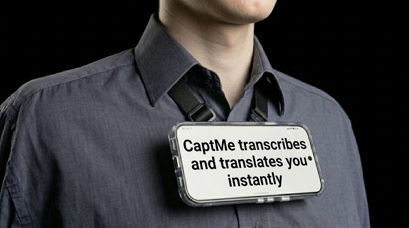 TermDico launches CaptMe, a live captioning and translation app for face-to-face conversations
