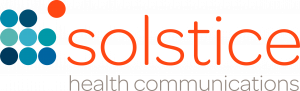 Solstice Health Communications, a WOSB owned healthcare/pharma communications agency, was recently awarded a GSA schedule and can now subcontract for prime contract holders in the healthcare/pharma communications space Solstice Logo