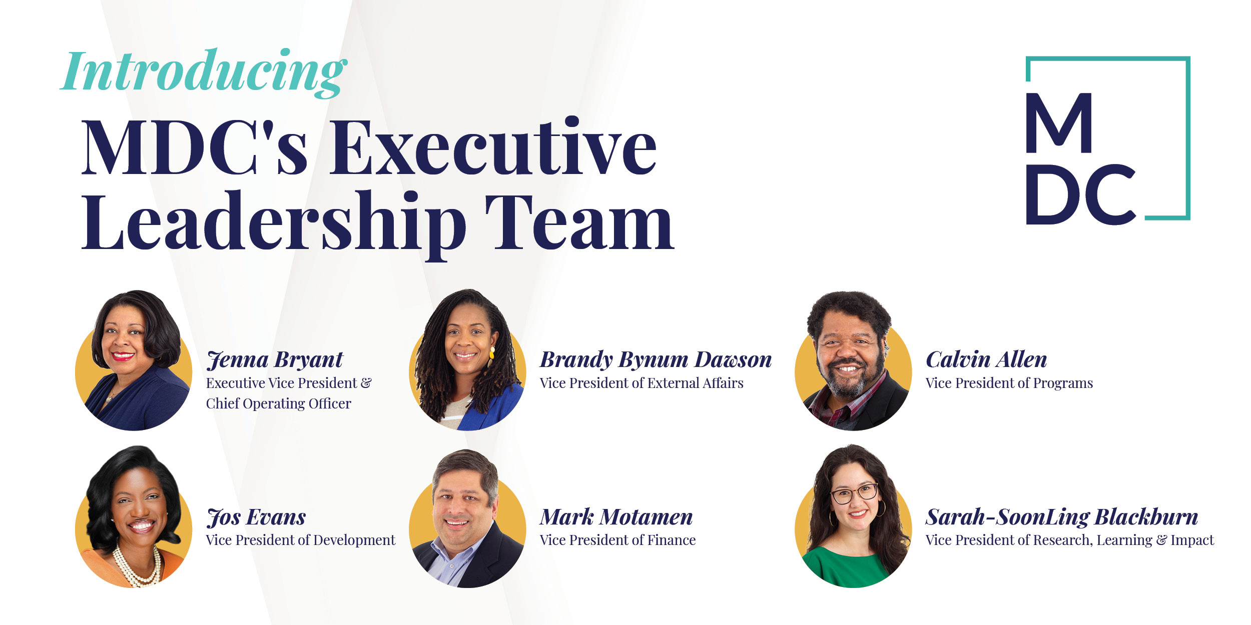 MDC Announces Expanded Executive Leadership Structure to Support Growth and Long-Term Impact