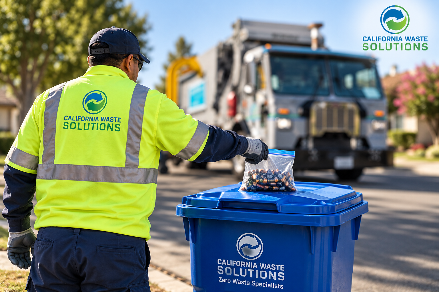 California Waste Solutions Announces New San José Household Battery Collection Program and Five-Year Teamsters Agreement