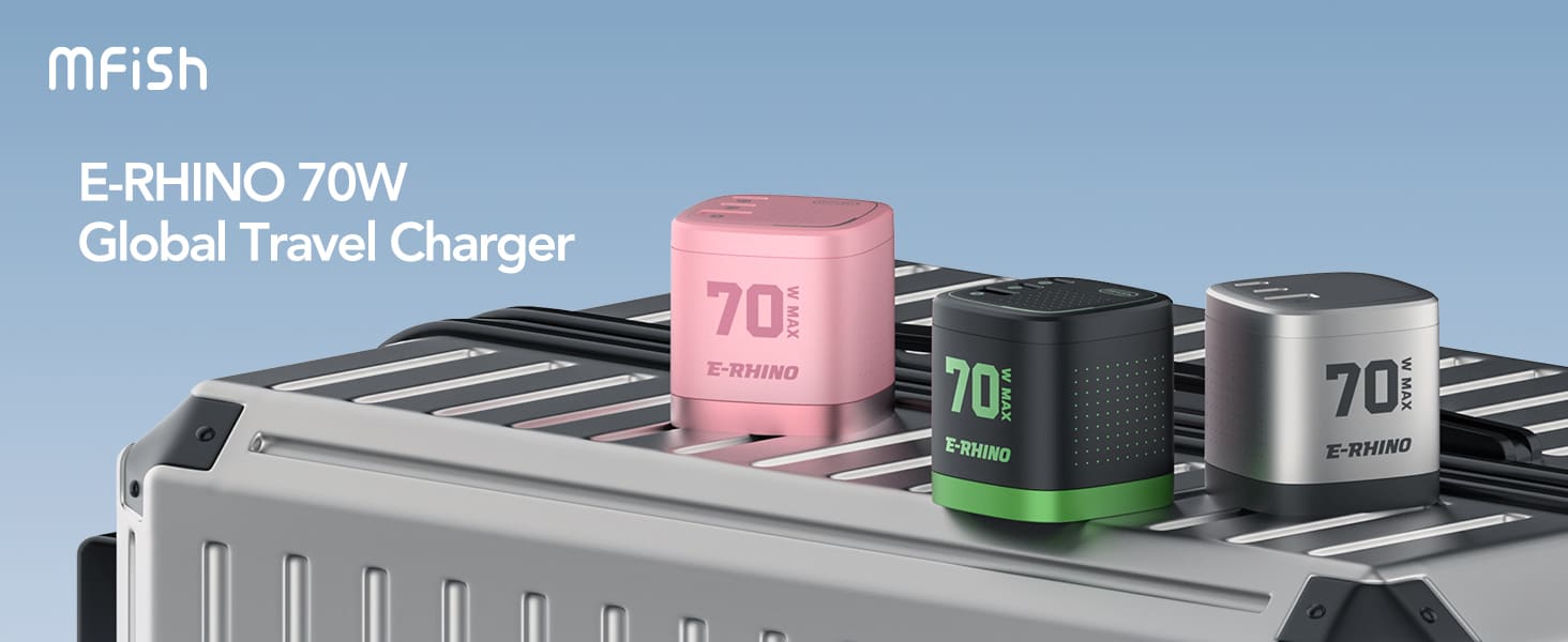mfish Brings 70W GaN Charging to a Multi-Region Travel Format