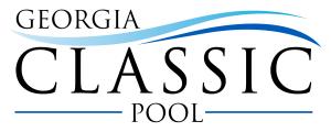 Georgia Classic Pool logo – custom swimming pool builder and outdoor living company serving North Metro Atlanta