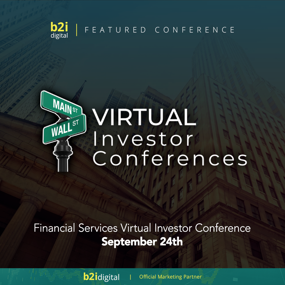 Financial Services Companies Present Live at the September 24 Virtual Investor Conference