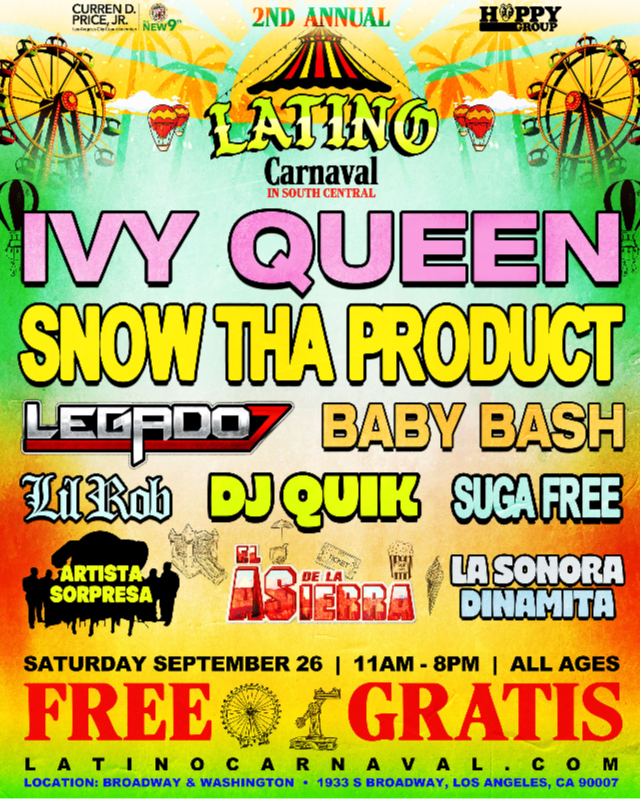 COUNCILMEMBER CURREN PRICE AND HAPPY GROUP BRING LATINO CARNAVAL BACK FOR YEAR TWO