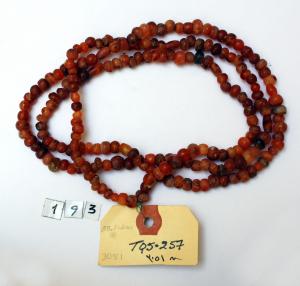 5000-year-old agate bead necklace