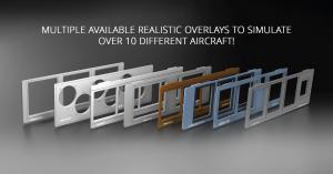 Modular 14.9-inch touch display combines interchangeable aircraft overlays with automatic aircraft detection and avionics placement for MSFS and X-Plane users ProDeskSim Modular Display Unit