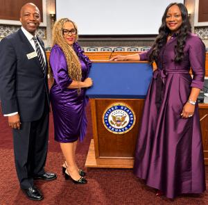 Honorable Rep. Billy Mitchell, Dr. Jacqueline Mohair and Dr. Pat Houston
