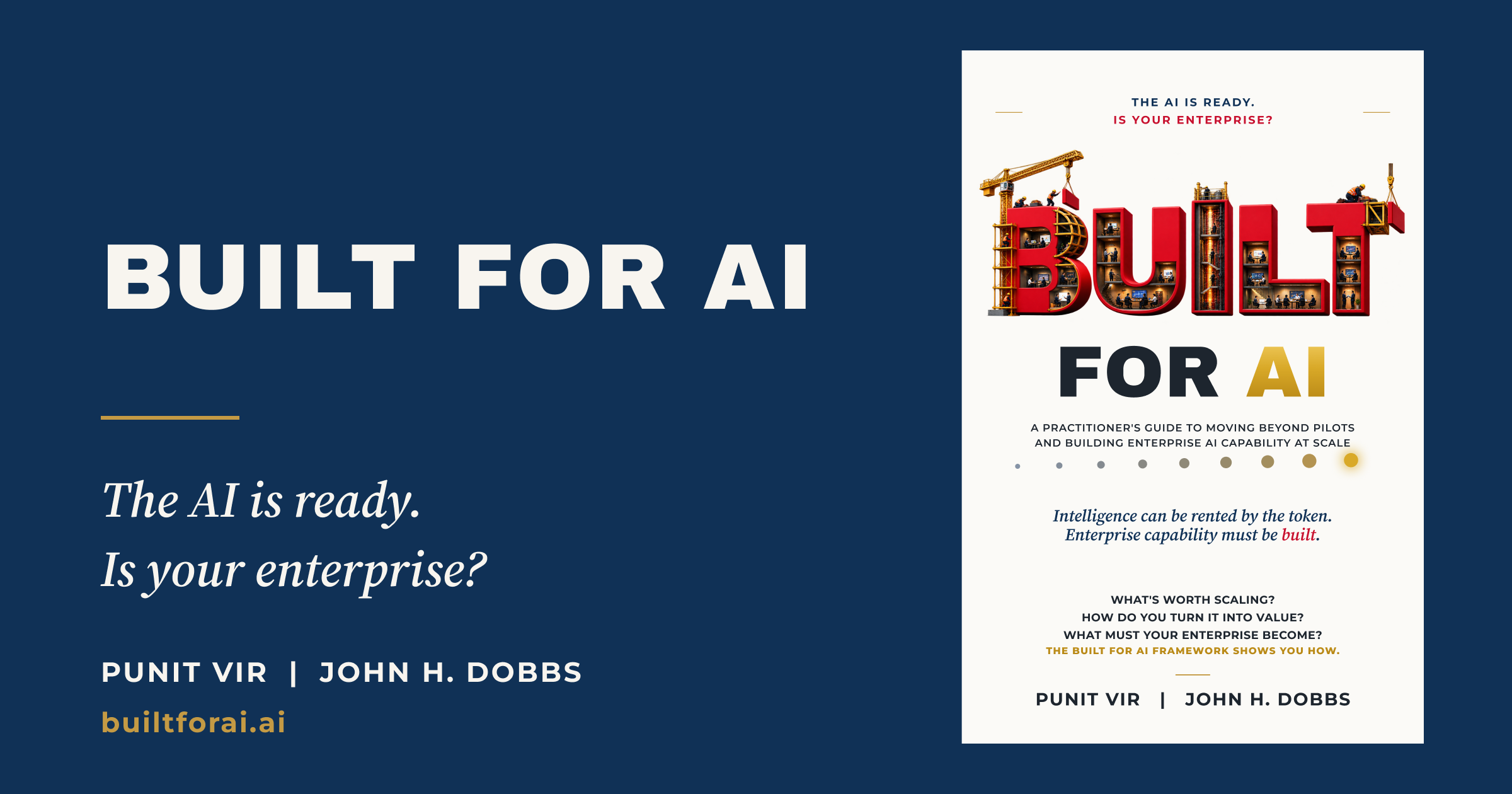 New Book ‘Built for AI’ Argues the Enterprise AI Value Gap Is a Capability Problem, Not a Technology Problem