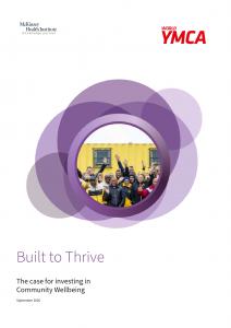 'Built to Thrive: The case for investing in community wellbeing' - a World YMCA and McKinsey Health Institute report released at UNGA 81, New York, September 2026