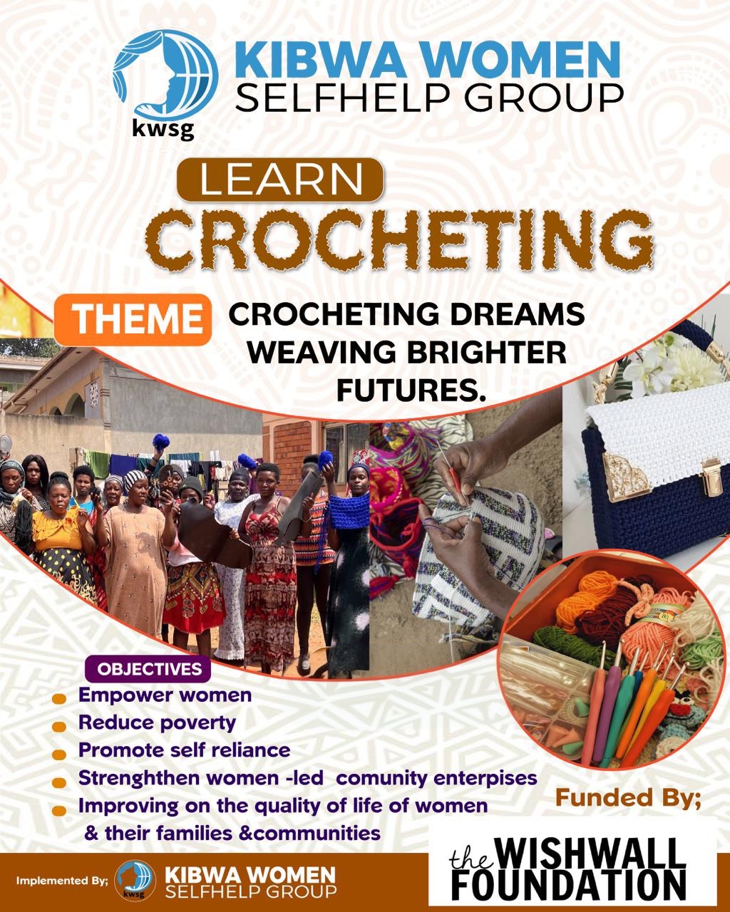 The Wishwall Foundation Funds Crocheting Project to Empower 200 Women in Uganda – Wakiso District