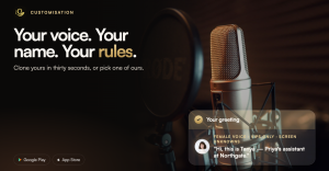 OsmO assistant customization with voice, name and call-handling rules.