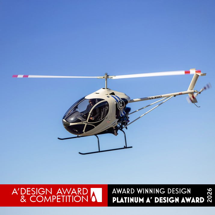 Cicare 8 Ultralight Helicopter by Indalecio Sabbioni Wins Platinum A’ Design Award