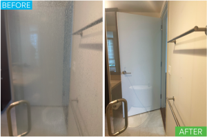 Sept. 21, 2026 /EINPresswire/ -- Renue Hawaii, the locally owned commercial deep cleaning company operating as Renue Systems of Oahu, today highlighted hard water spot removal for hotels, property-managed buildings, high-end condominiums, and residential shower glass across Hawaii Before and After Shower Glass Spot Removal