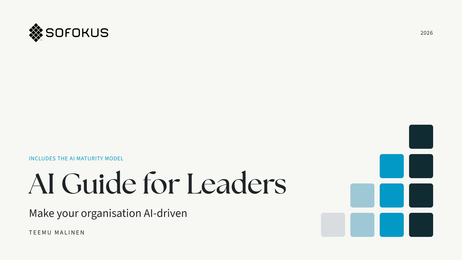 Sofokus Releases a Free AI Guide and Maturity Model for Business Leaders