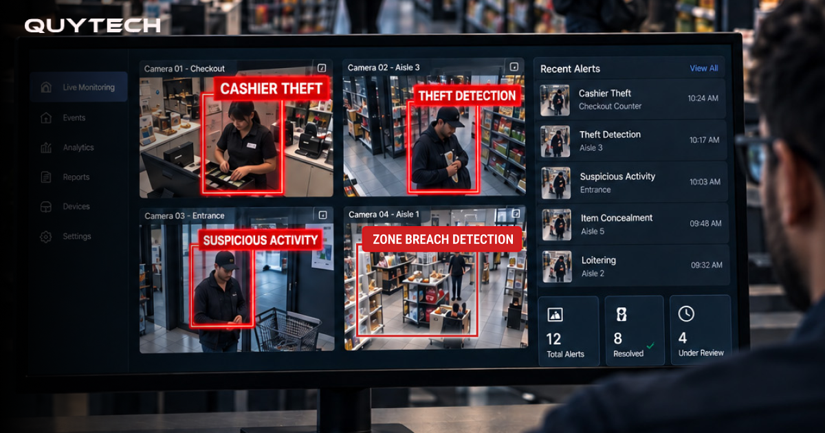 Quytech Launches AI-Powered Theft Detection System for Retail and Logistics
