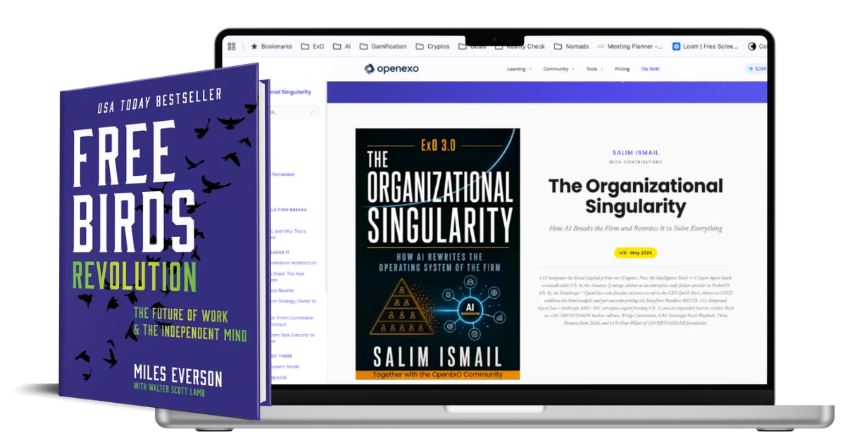 Miles Everson Named CEO, as OpenExO Community Launches SINGULARITY ExO