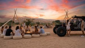 Dune buggy with dinner at zerzura
