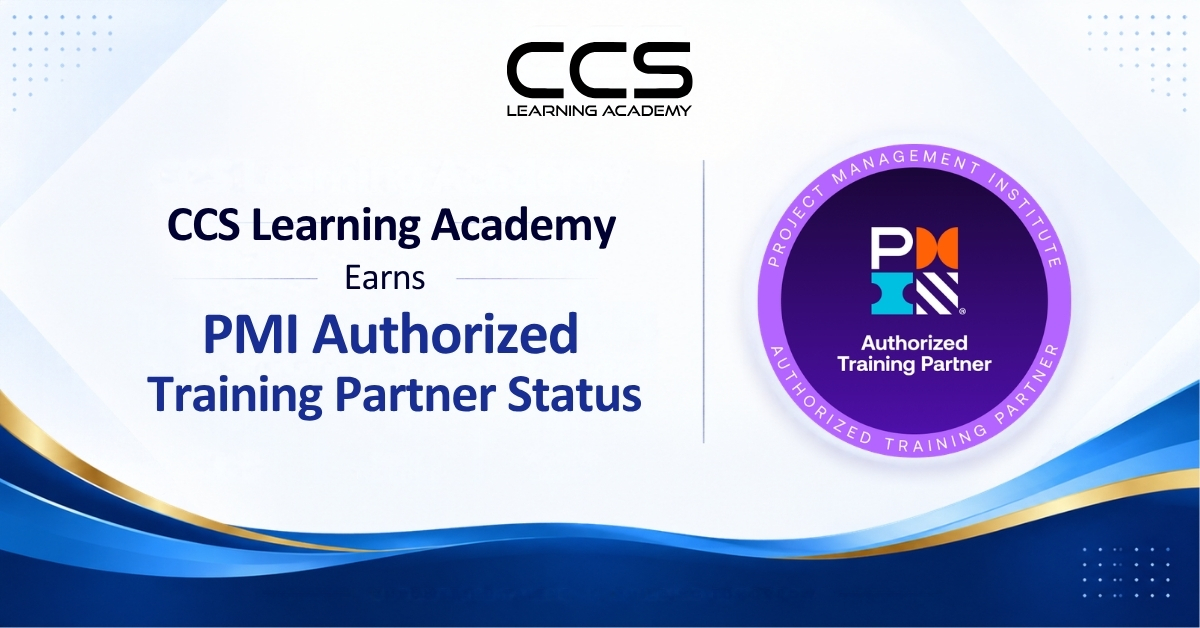CCS Learning Academy Earns PMI Authorized Training Partner Status