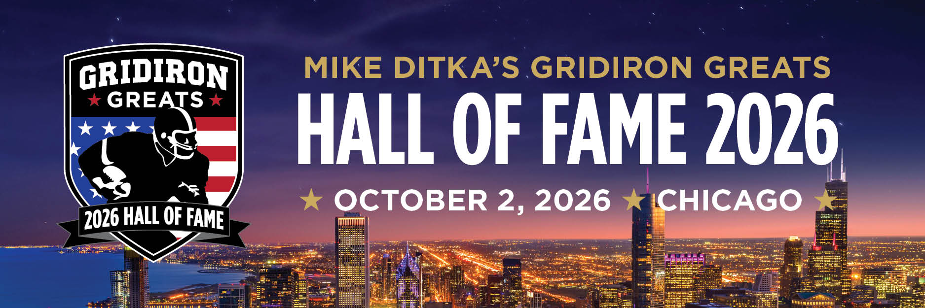 GRIDIRON GREATS TO HONOR DISTINGUISHED 2026 HALL OF FAME CLASS