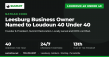 Northern Virginia Business Owner Named to Loudoun 40 Under 40