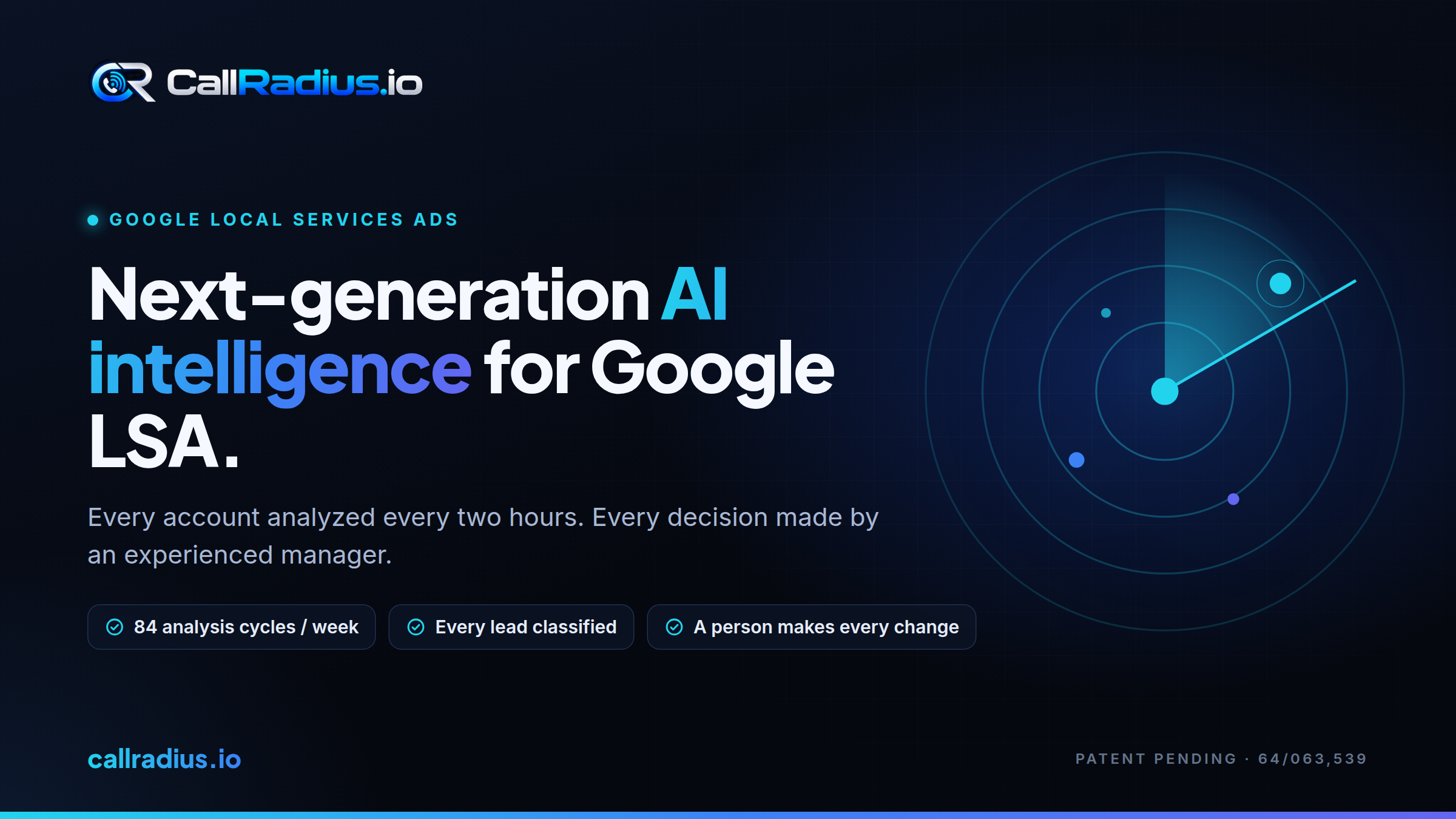 CallRadius Details Its Patent-Pending AI System for Google Local Services Ads as LSA Moves Into Performance Max
